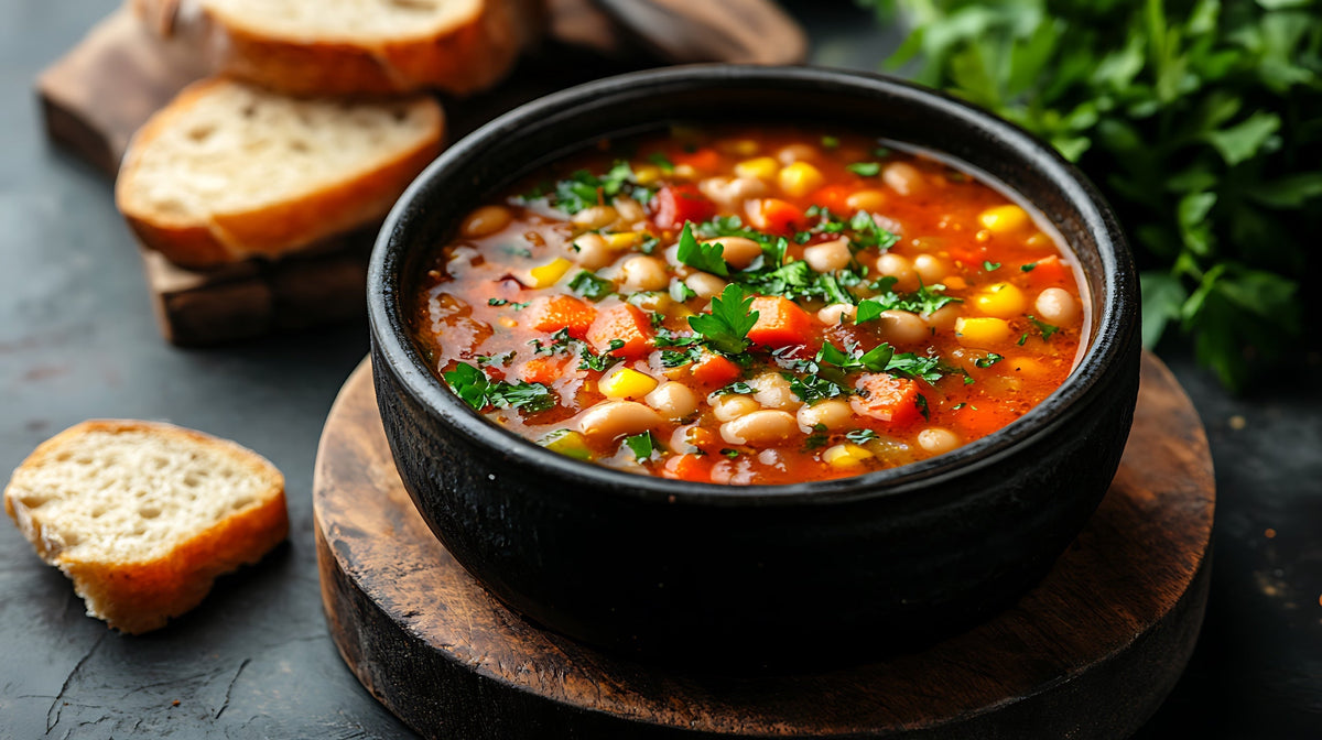 Jak uvařit minestrone s kuchyňským nádobím od ONYX Cookware