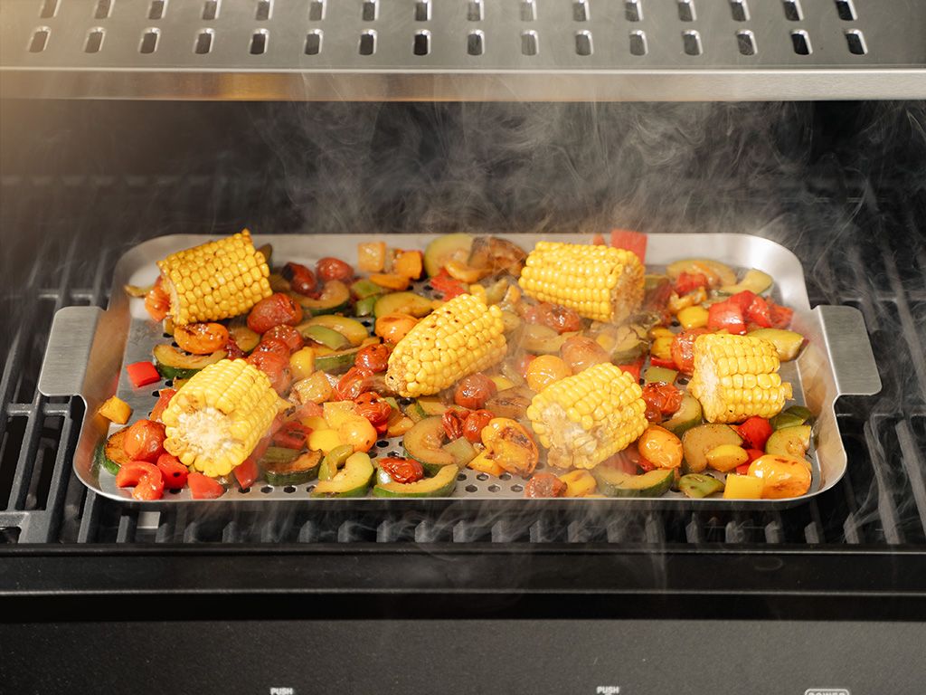 BBQ TÁC Z NEREZOVÉ OCELI 50×30 CM - 4