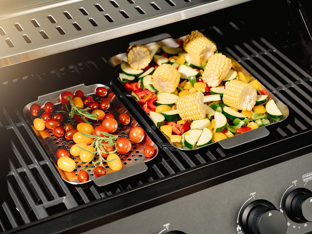 BBQ TÁC Z NEREZOVÉ OCELI 43×25 CM - 4