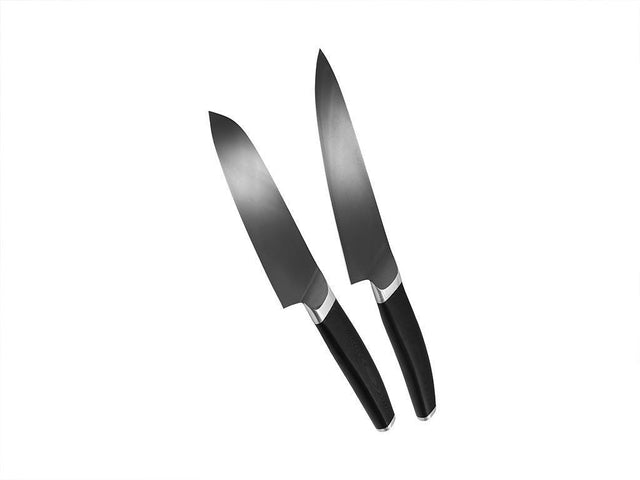 2-DÍLNÁ SADA NOŽŮ ŠÉFKUCHAŘ A SANTOKU - 1