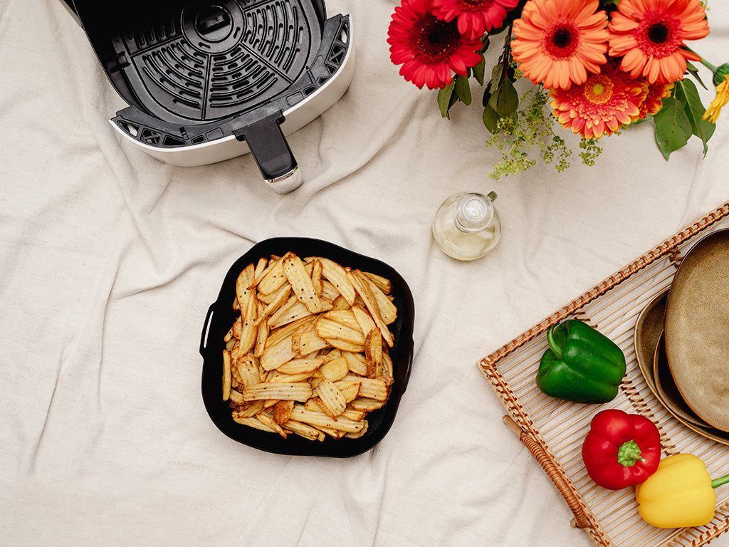 VLOŽKA A PODLOŽKY DO HORKOVZDUŠNÉ FRITÉZY - 3 DÍLNÁ SADA - 5L/6L - 6