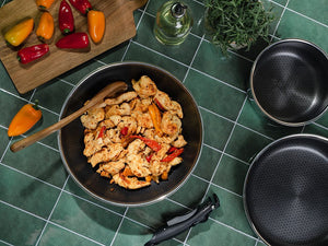 WOK BEZ RUKOJETI 30CM - 2