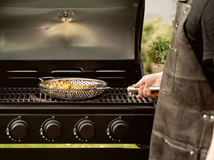 BBQ GRILOVACÍ PÁNEV S ODNÍMATELNOU RUKOJETÍ 28 CM - 8