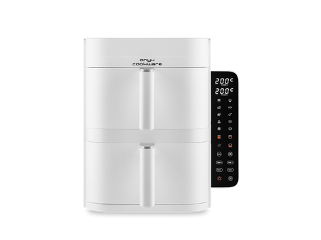 HORKOVZDUŠNÁ FRITÉZA - DUAL STACK 12L - BÍLÁ - 1