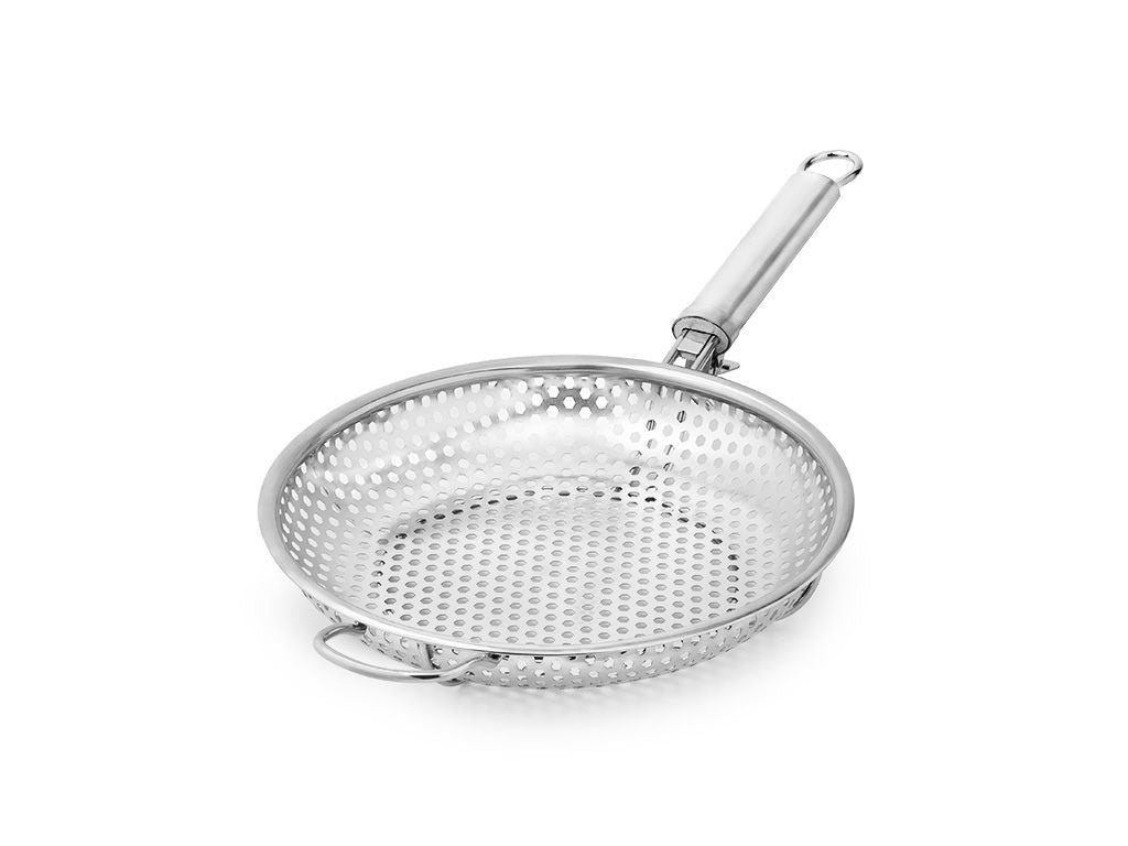 BBQ GRILOVACÍ PÁNEV S ODNÍMATELNOU RUKOJETÍ 28 CM - 1