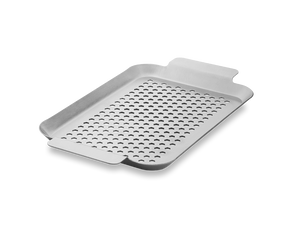 BBQ TÁC Z NEREZOVÉ OCELI 33×18 CM - 1