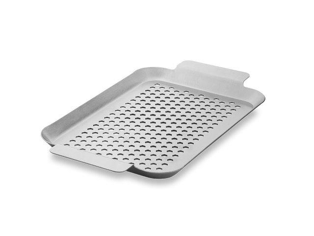 BBQ TÁC Z NEREZOVÉ OCELI 33×18 CM - 1