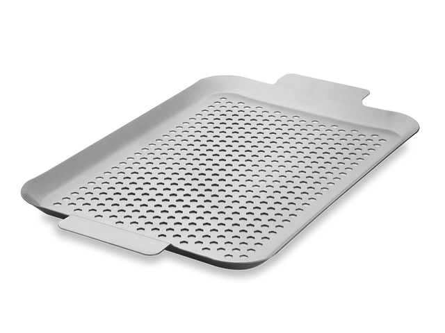 BBQ TÁC Z NEREZOVÉ OCELI 43×25 CM - 1