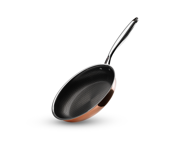 MĚDĚNÁ HYBRIDNÍ NEPŘILNAVÁ PÁNEV 26 CM - 1